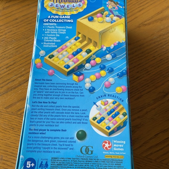 The Mermaid’s Jewels String Together A Treasure From The Sea Table Top Game NEW - Picture 2 of 3